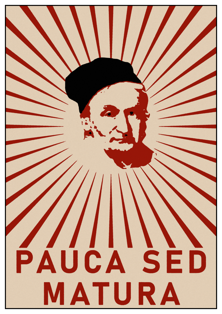 Få, men modne!<br>Jeg skal nok have det her op og hænge ved mit skrivebord i Göttingen.